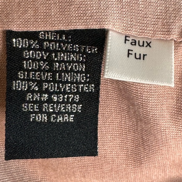 Catherine Malandrino Animal Print Faux Fur Jacket XS Fits Up To Small - Picture 7 of 9